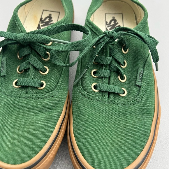 NEW Kelly green Vans Classic Green Canvas Sneakers 7.5 women’s - Picture 4 of 10